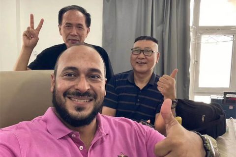 换新赋能丨卡塔尔喷粉线改造升级顺利完工