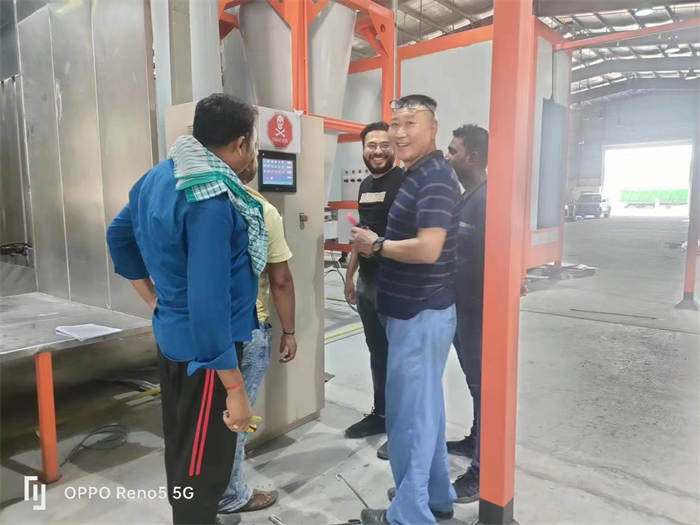 换新赋能丨卡塔尔喷粉线改造升级顺利完工